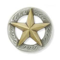 3-D Texas Star Conchos - Image 3
