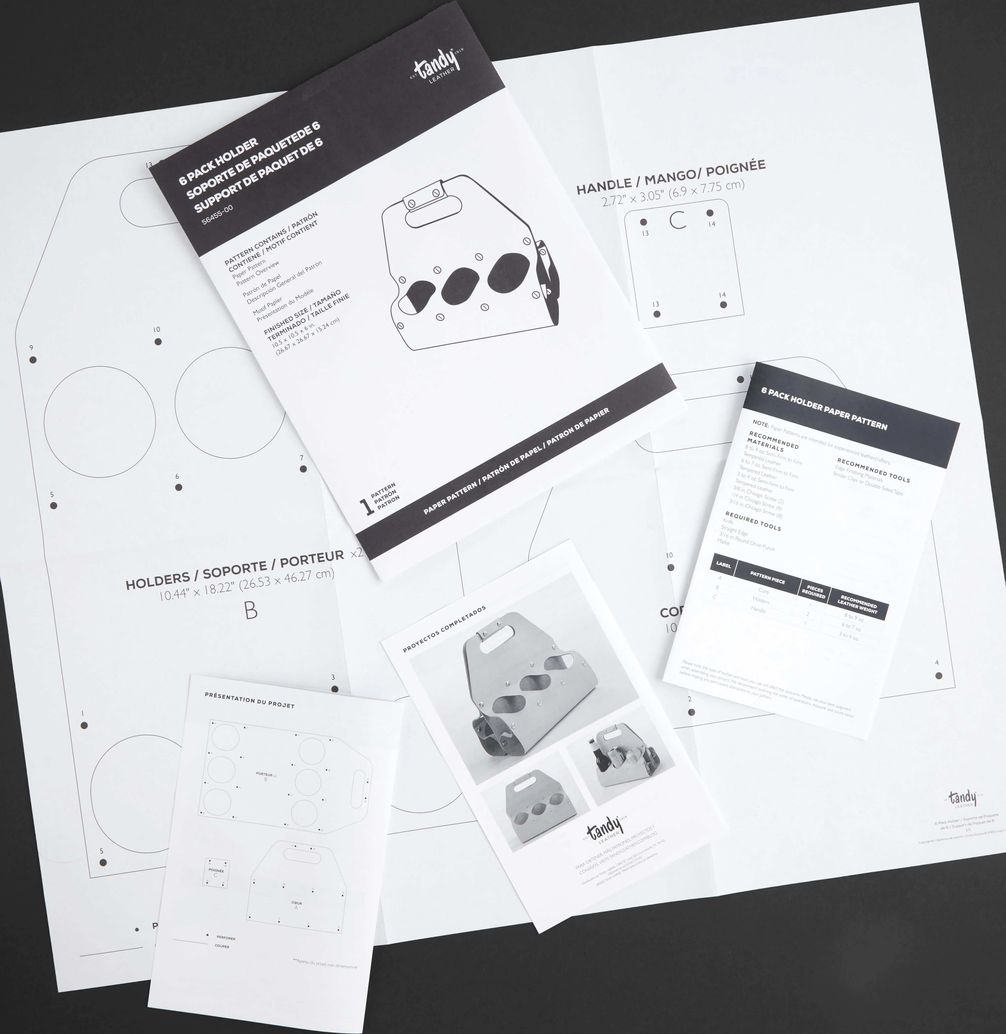 6 Pack Holder Paper Pattern - Image 4