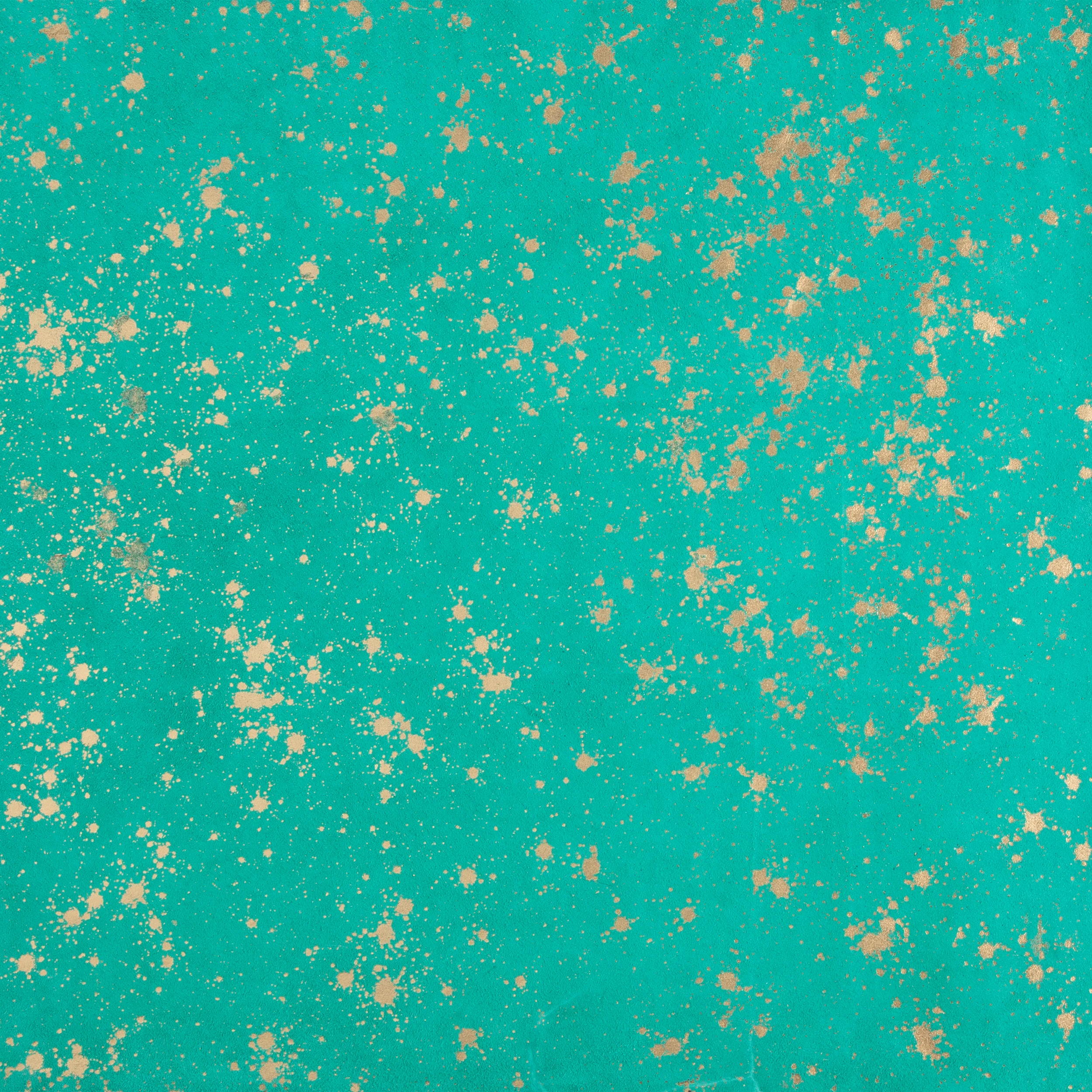 Gold Splashed Suede Large Craft Cut - FINAL SALE - Image 3