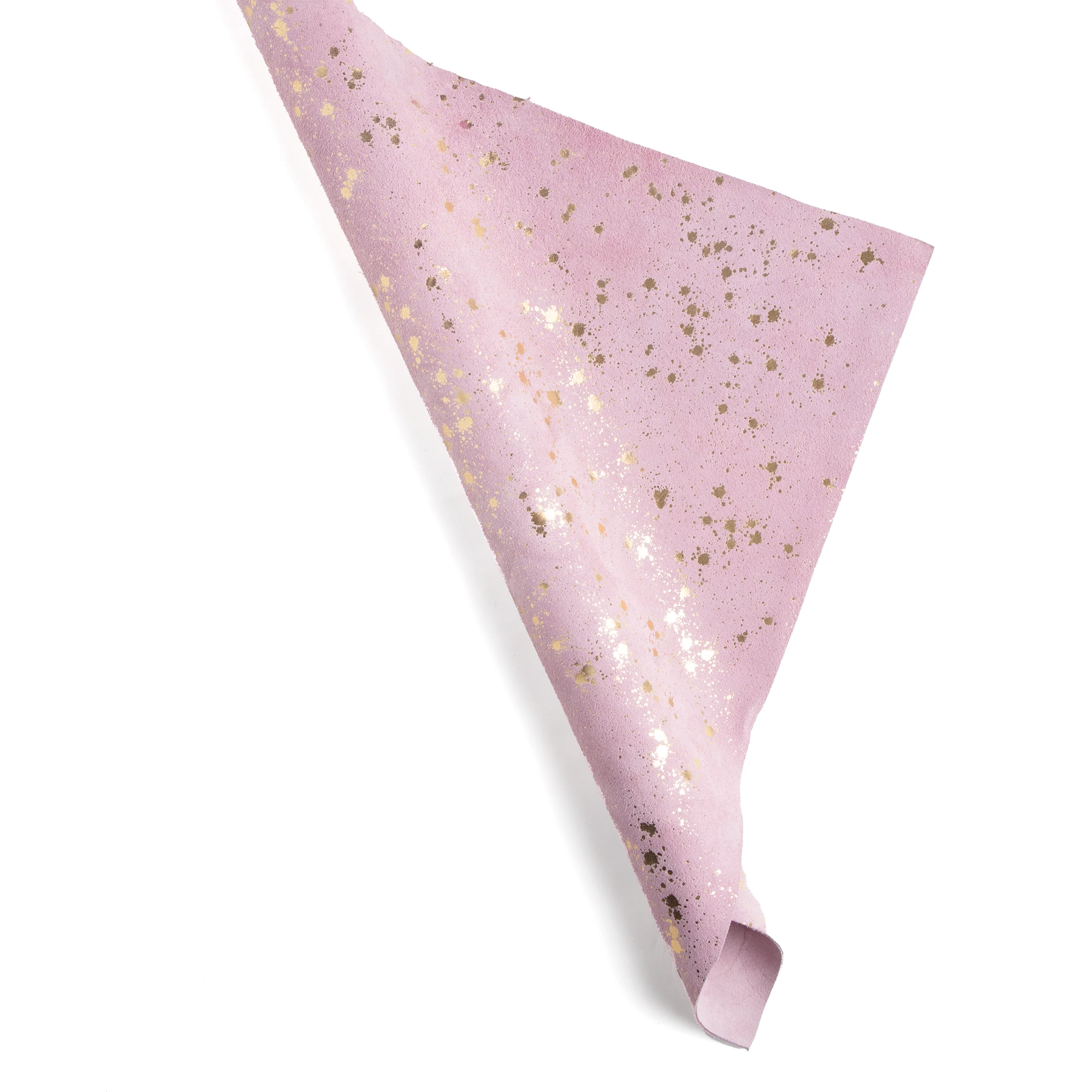 Gold Splashed Suede Large Craft Cut - FINAL SALE - Image 3