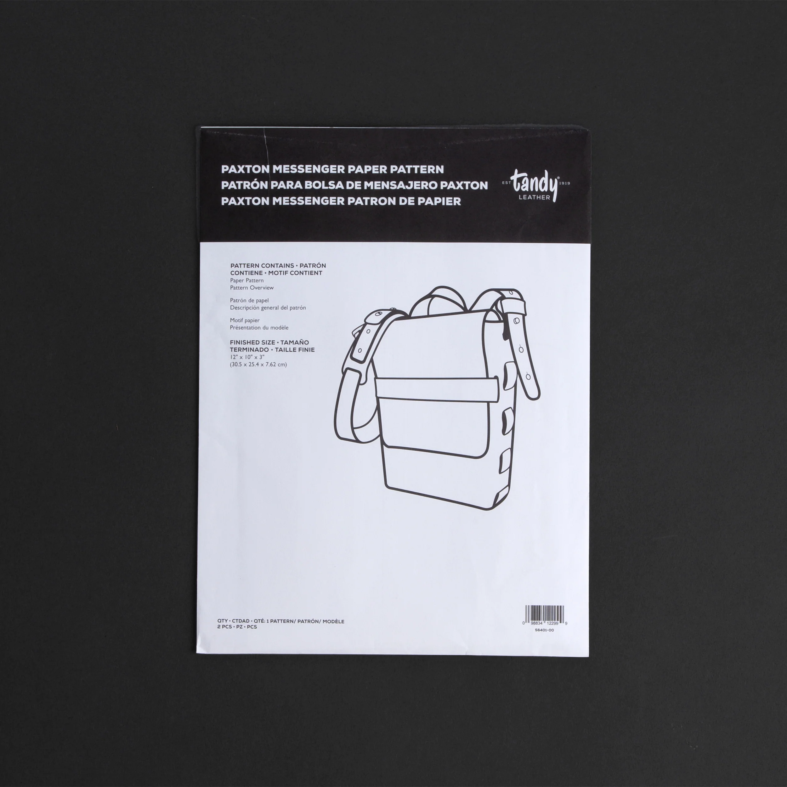 Paxton Messenger Bag Paper Pattern - Image 3