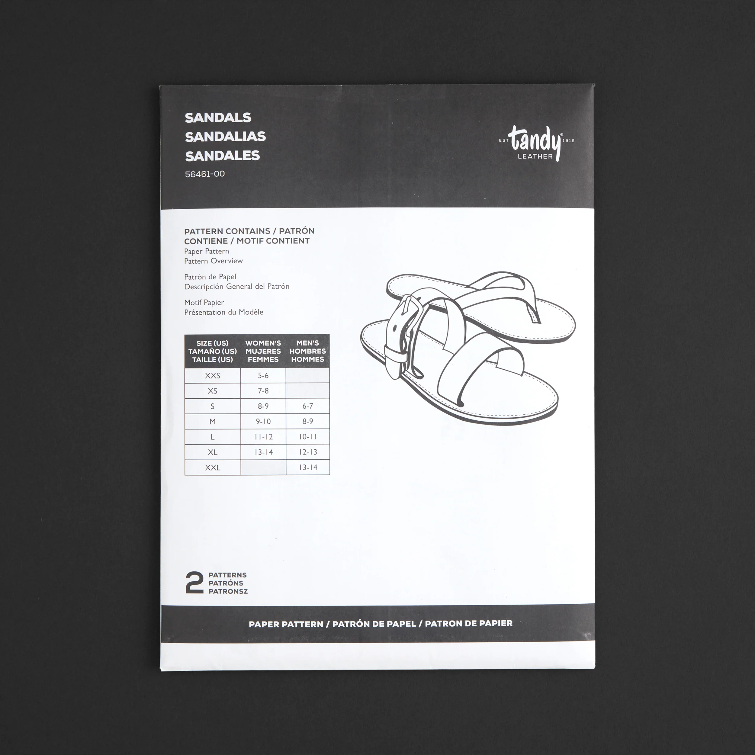 Sandal Paper Pattern - Image 3