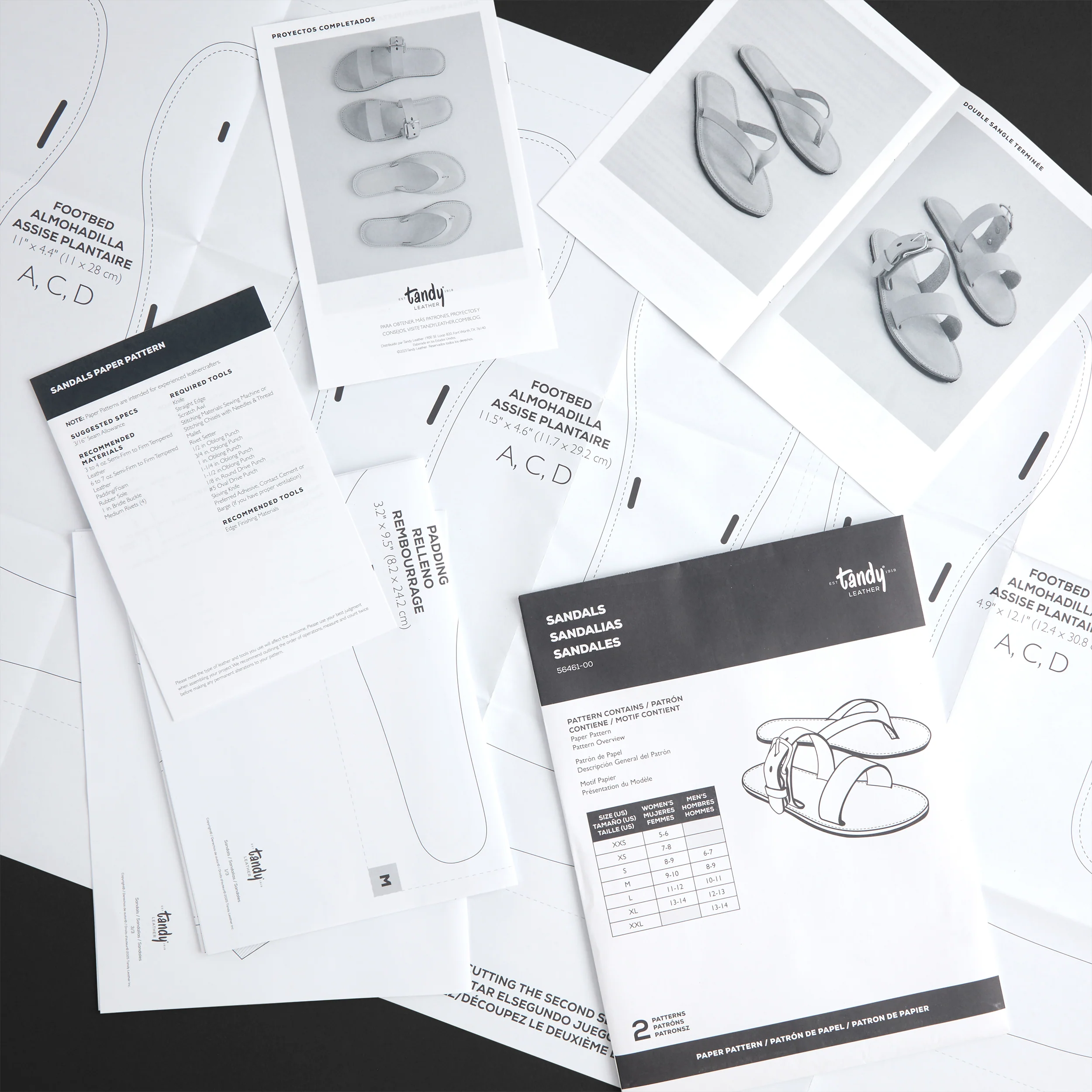 Sandal Paper Pattern - Image 4