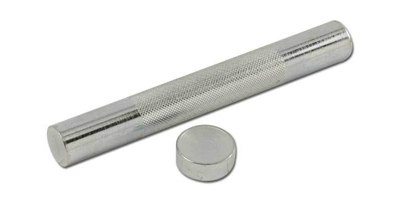 Wide Double Cap Rivet Setter With Anvil